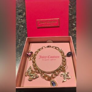 Juicy Couture Gold Charm Bracelet